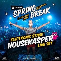 HouseKaspeR @ Sputnik Springbreak 2019 - Electronic Stage - Live Set