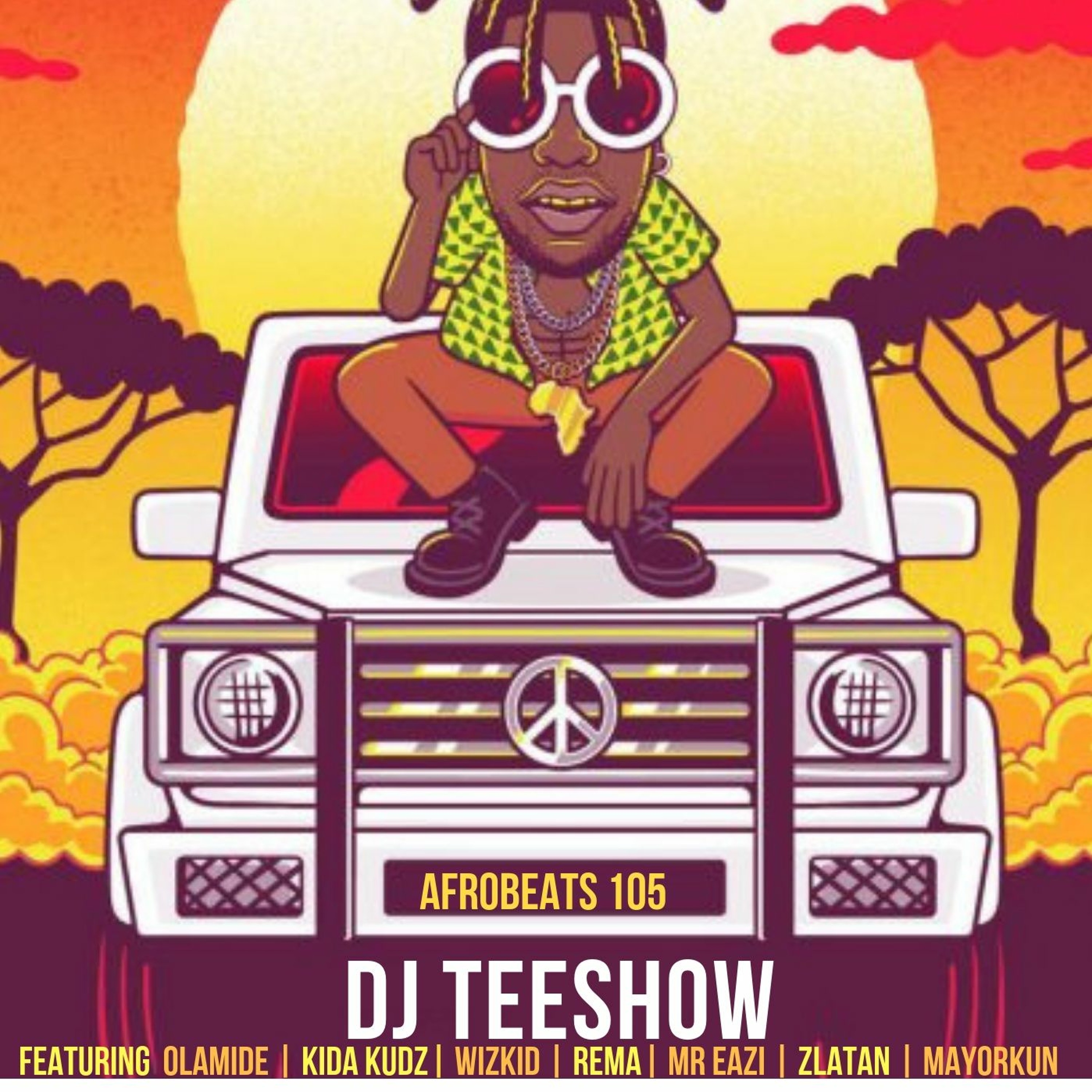 Afrobeats 105 Featuring Olamide, Wizkid, Kida Kudz, Rema, Mr Eazi, Zlatan, Mayorkun & More