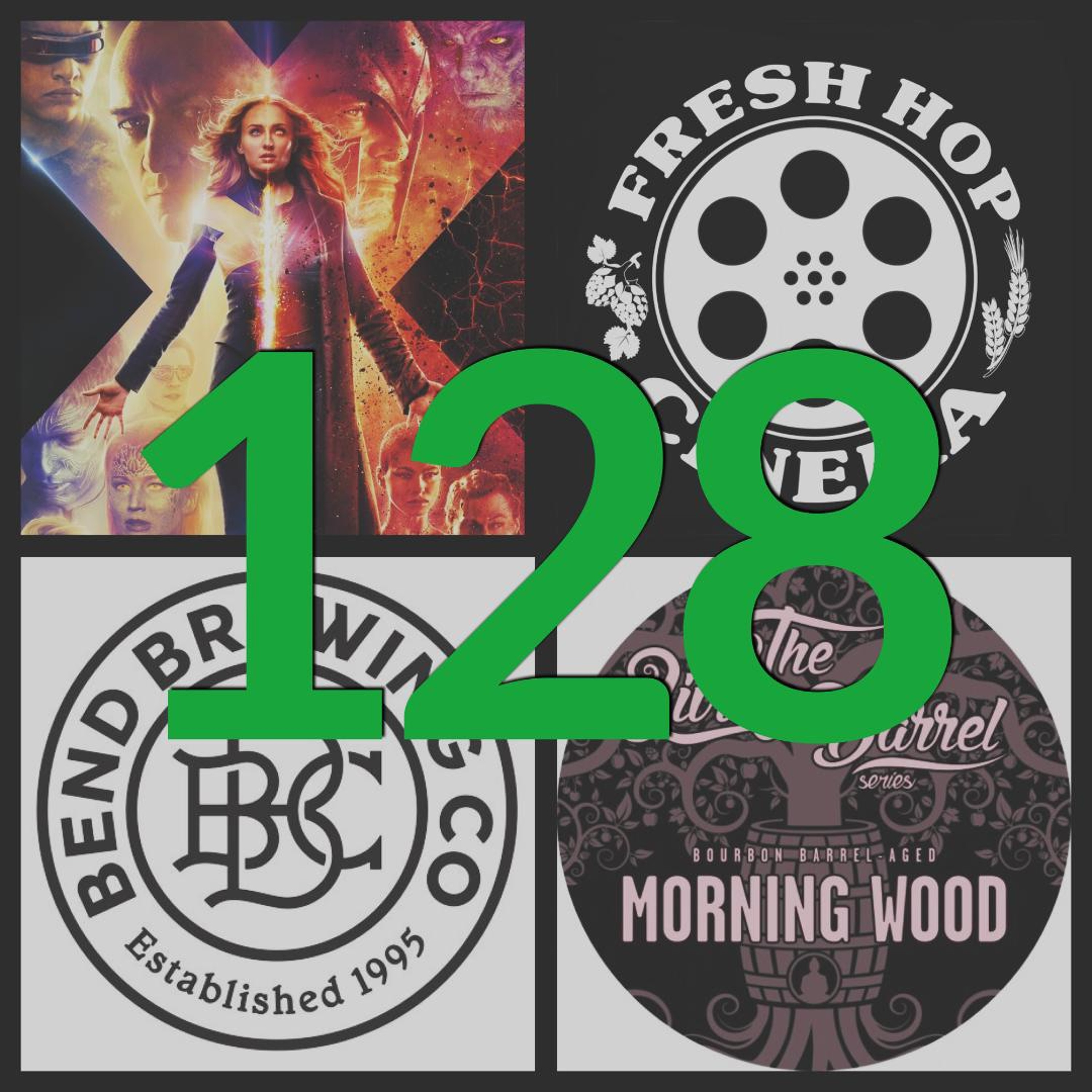 128. "Dark Phoenix" // Bend Brewing Co (Bend, OR) // Funky Buddha (Oakland Park, FL) episode artwork