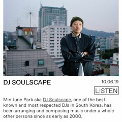 Worldwide FM : HNGIN Guest Mix - DJ Soulscape. June 10, 2019