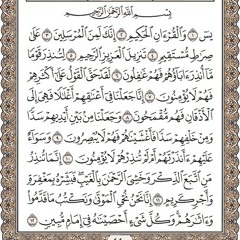 سورة يس بصوت الشيخ حاتم فريد