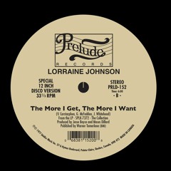 Lorraine Johnson - The More I Get, The More I Want