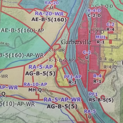 Stream Humboldt County Proposed Zoning Maps Encourage Centralized