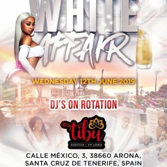 Deejay Swingz Live at #WhiteAffair Spain Tenerife Hosted By @RayPlayhouse @DjStutz_