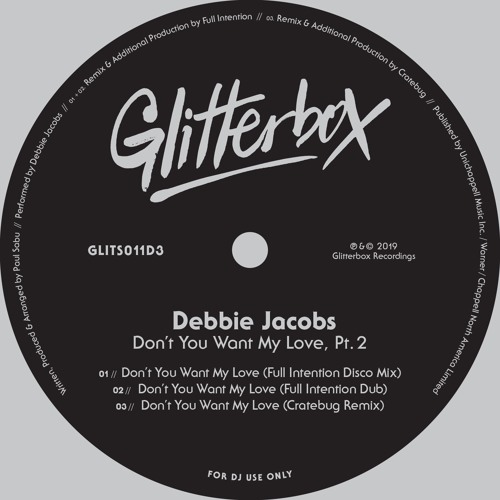 Debbie Jacobs - Don't You Want My Love (Full Intention Dub)