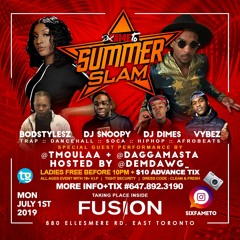 Summer Slam 2019 (Promo CD)@Bodstylesz & @Dj.dimes