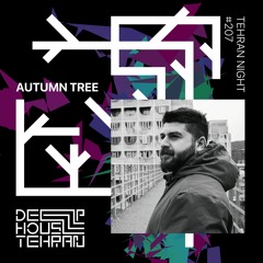 Tehran Night #207 Autumn Tree