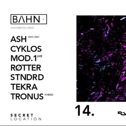 @Bahn· Rave Offweek 1-3 Am 14th June