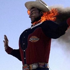 Big Tex is on Fire