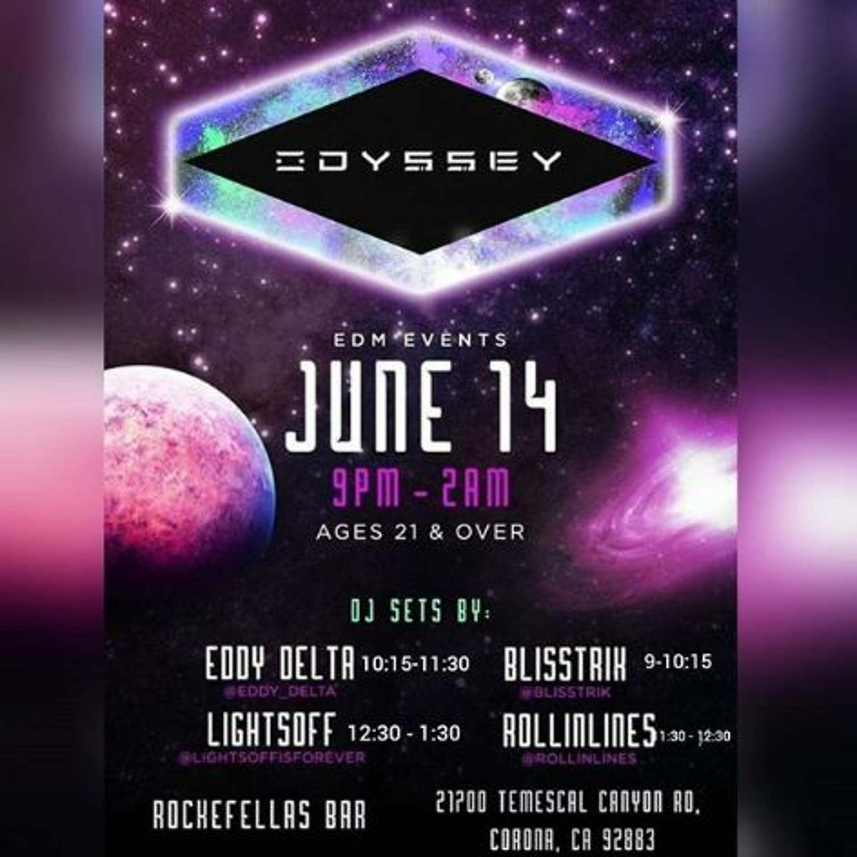 LIVE SET @ ROCKEFELLAS w/ ODYSSEY PRODUCTIONS episode artwork