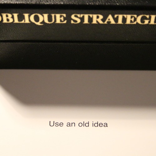 Oblique Prompts: Use an old idea