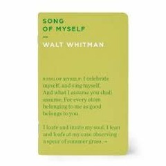 From Song Of Myself By Walt Whitman  (read By Tom OBedlam)