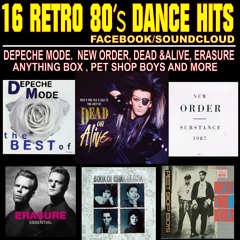 16 RETRO DANCE HIT MIX FROM THE 80's DEPECHE MODE, NEW ORDER, DEAD & ALIVE, AND MORE MARIO TAZZ