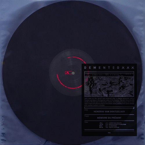 Hendrik van Boetzelaer - Le Souvenir