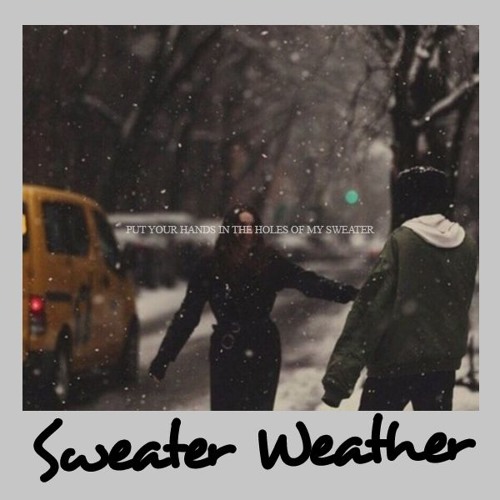 put your arms in the holes of my sweater
