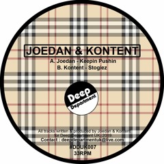 Joedan & Kontent - Pushin Stogiez E.P. (OUT NOW)