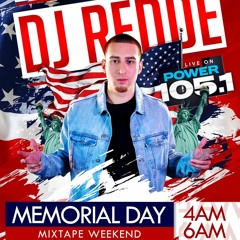 DJ REDDE LIVE ON POWER 105.1 NYC "MEMORIAL DAY MIXTAPE"