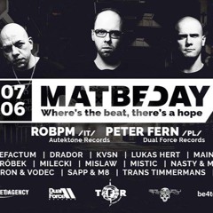 Drador @ MATBE DAY: ROBPM / PETER FERN + Local Techno Warriors @ Transformator, Wrocław (7.06.19)