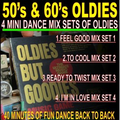 50's & 60's OLDIES DANCE MIX SETS - 4 BIG PARTY MIX SETS OF OLDIES MARIO TAZZ