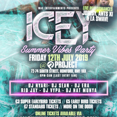 ICEY SUMMER VIBES PARTY - FRI 12TH JULY 2019 - MIX CD - MIXED BY DJ NYARI
