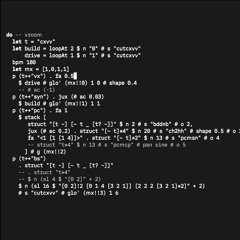 Charli XCX - Vroom Vroom (Lil Data TidalCycles live coding edit)