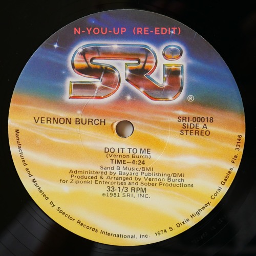 Vernon Burch - Do It To Me (N-You-Up Re - Edit) (FREE DL)