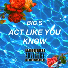 BIG S - Act Like You Know