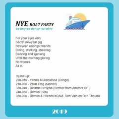 "NYE 2019 - Boat Party" @ De Spits Boat - 31.12.2018