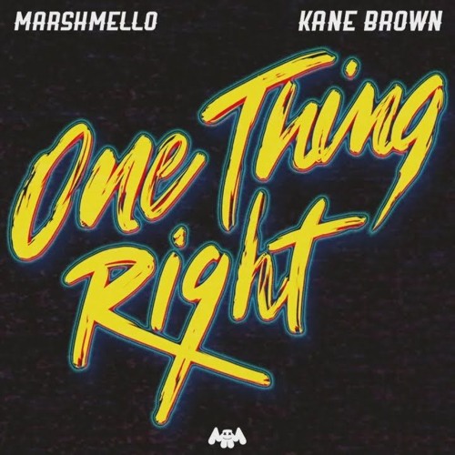 Marshmello, Kane Brown - One Thing Right (Audio)