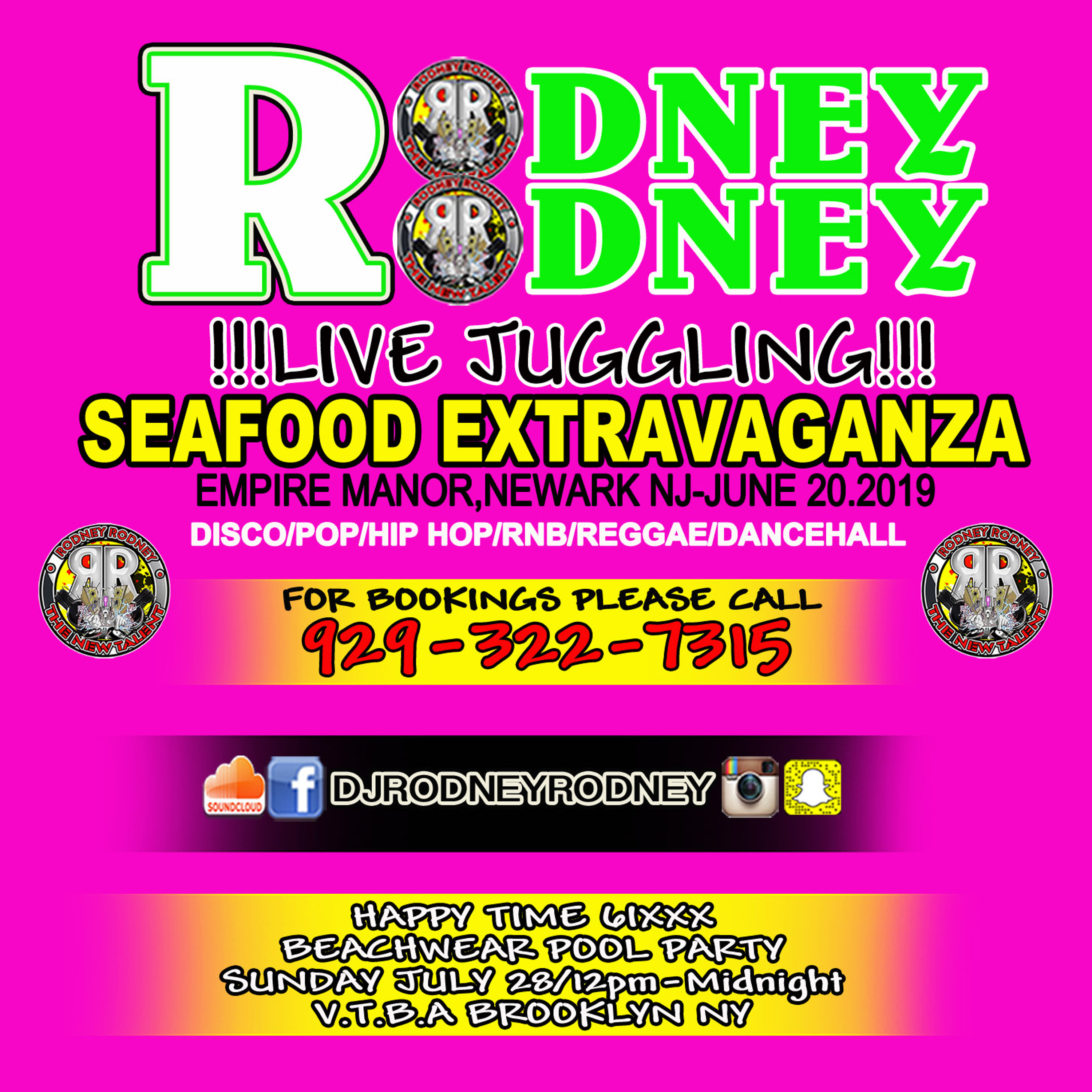 RODNEYRODNEY LIVE JUGGLING SEAFOOD EXTRAVAGANZA NEW JERSEY JUNE/20/2019 episode artwork