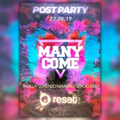 Padilla + Sergio Deep + Lorenzo Navarro @ Reset Club Manycome Post-Party  23 Junio 2019