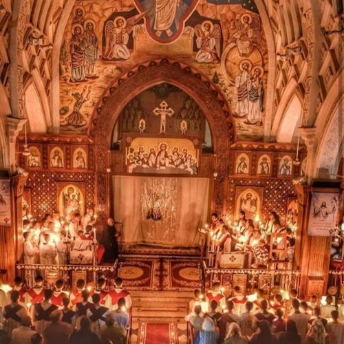 لحن خريستوس آنيستي - المعلم ابراهيم عياد مع خورس مدرسة الشمامسة مدينة نصر