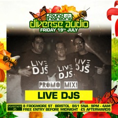Live DJ's - DIVERSE AUDIO PROMO MIX