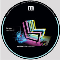 Menesix & Dmitri Saidi - Rhythm Of The Record (MATERIALISM151)