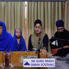 Bibi Darshan Kaur - prabh jee ko naam japat man chain - 7 Years Katha Southall 19.5.18