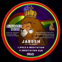 SLI024 Jabesh - Hold A Meditation/IDavid - Rocktone Melody PROMO