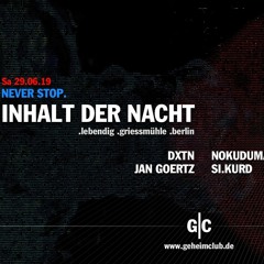 Never Stop at Geheimclub, 29.06.2019 (Sonnendeck)