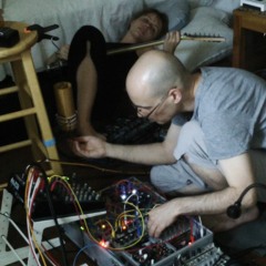 rehearsal for Dream Scenes Bratislava 2019 drone/ambient sleepover performance