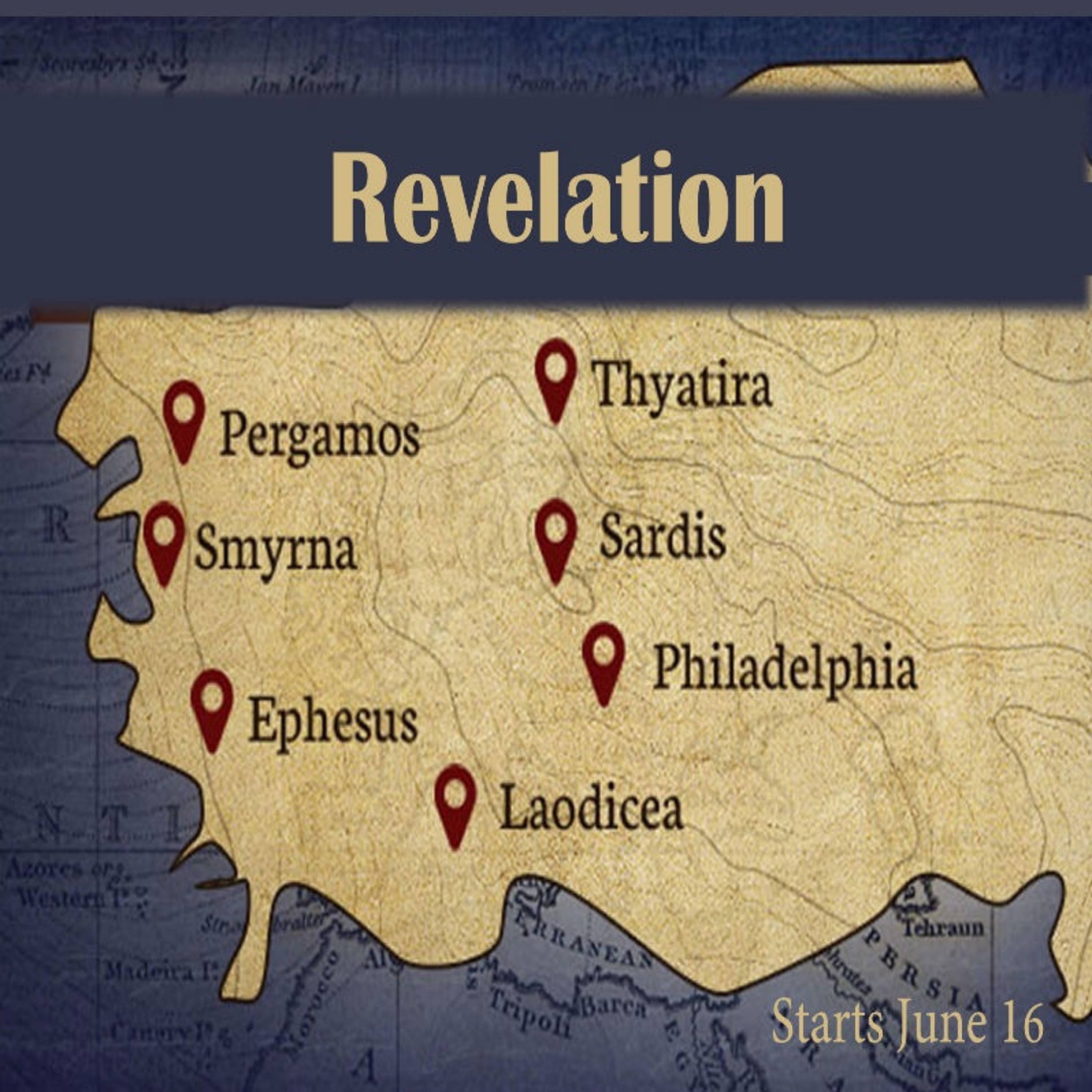 "Letters to the Church: In Smyrna-The Persevering Church" (June 23, 2019) w/ Jeff McClain episode artwork