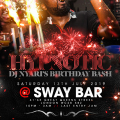 Hypnotic - Dj Nyari's Bday Bash Mix CD - Sat 13th July 2019