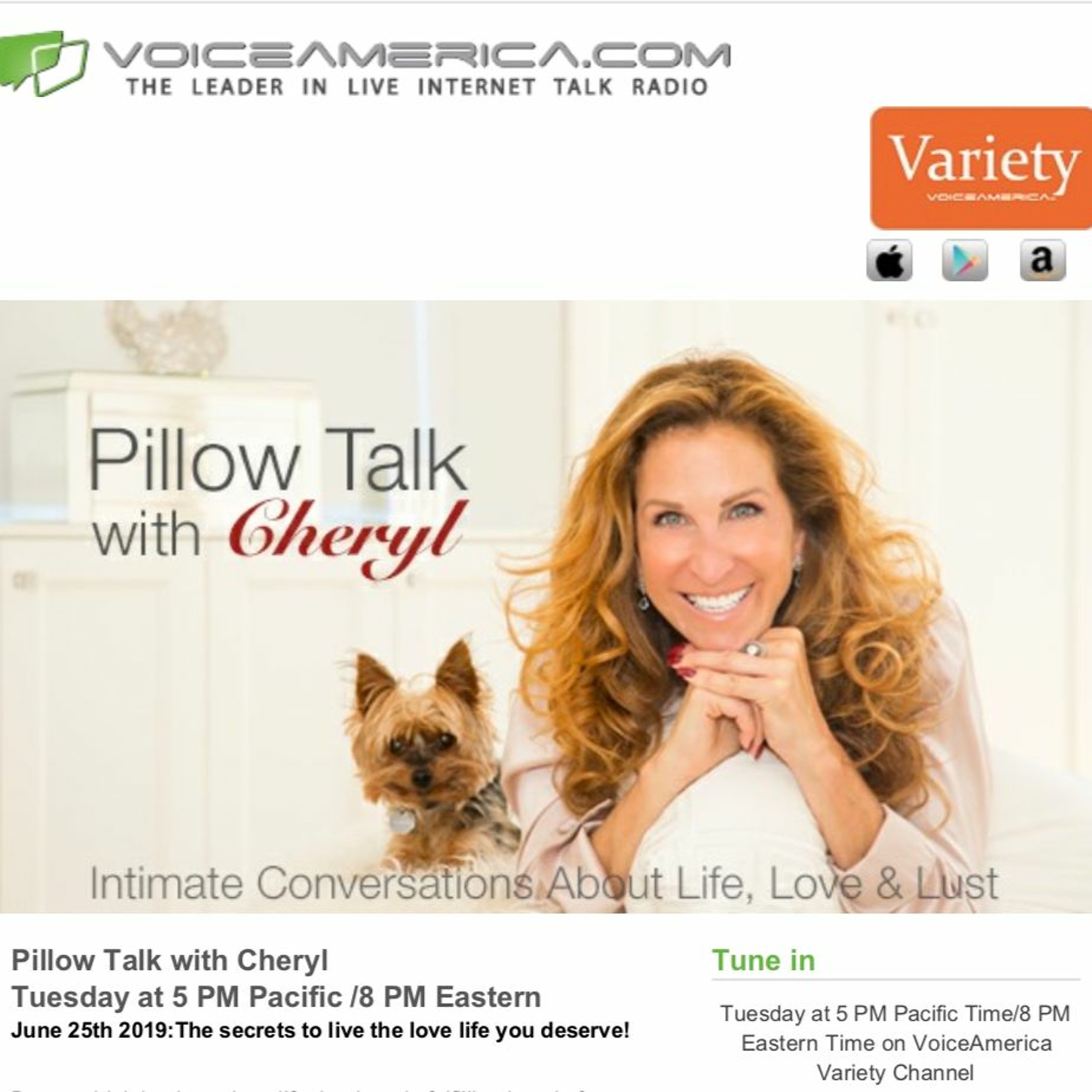 Pillow Talk with Cheryl