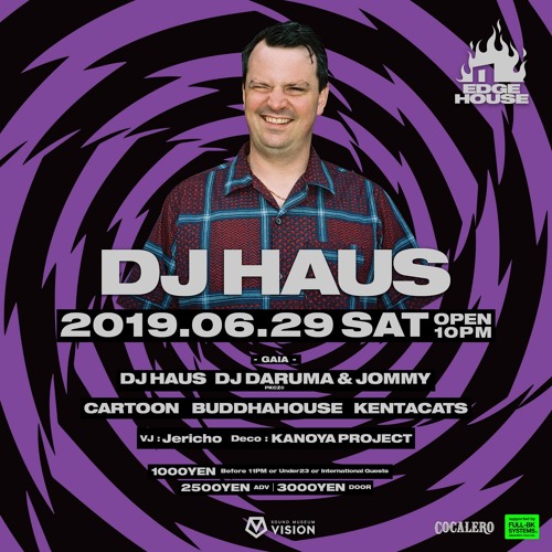 Dj Haus Live At Vision Tokyo 29th June 2019 By Dj Haus Unknown