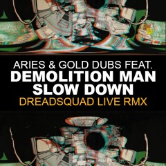 Aries & Gold Dubs feat. Demolition Man - Slow Down (Dreadsquad Live Remix)