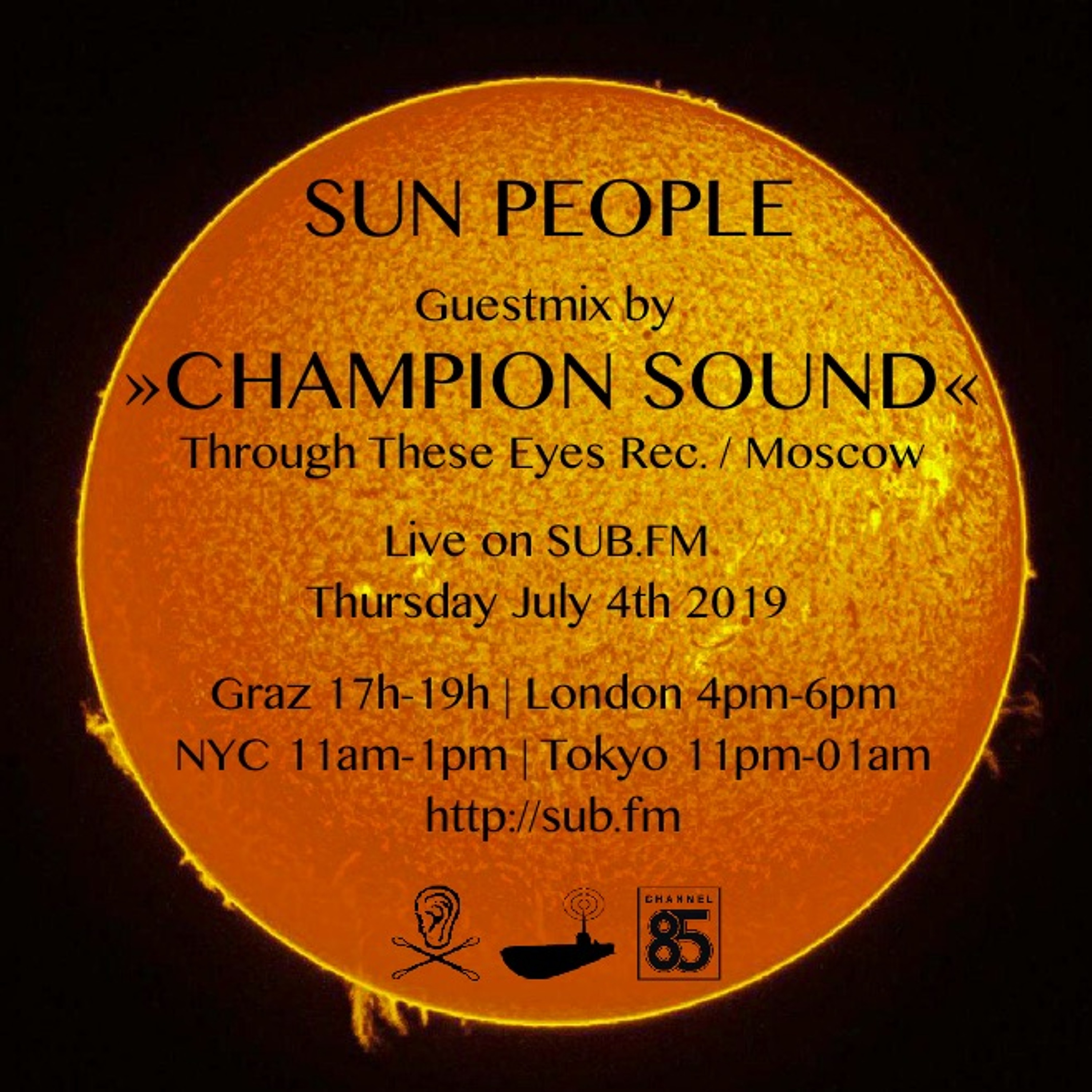 Champion Sound // Sun People - Jul 04 2019 - SUB FM episode artwork