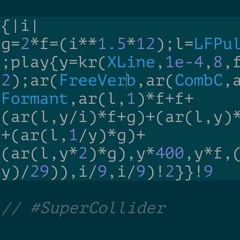 Pulse Pipers for SuperCollider and Twitter - 001