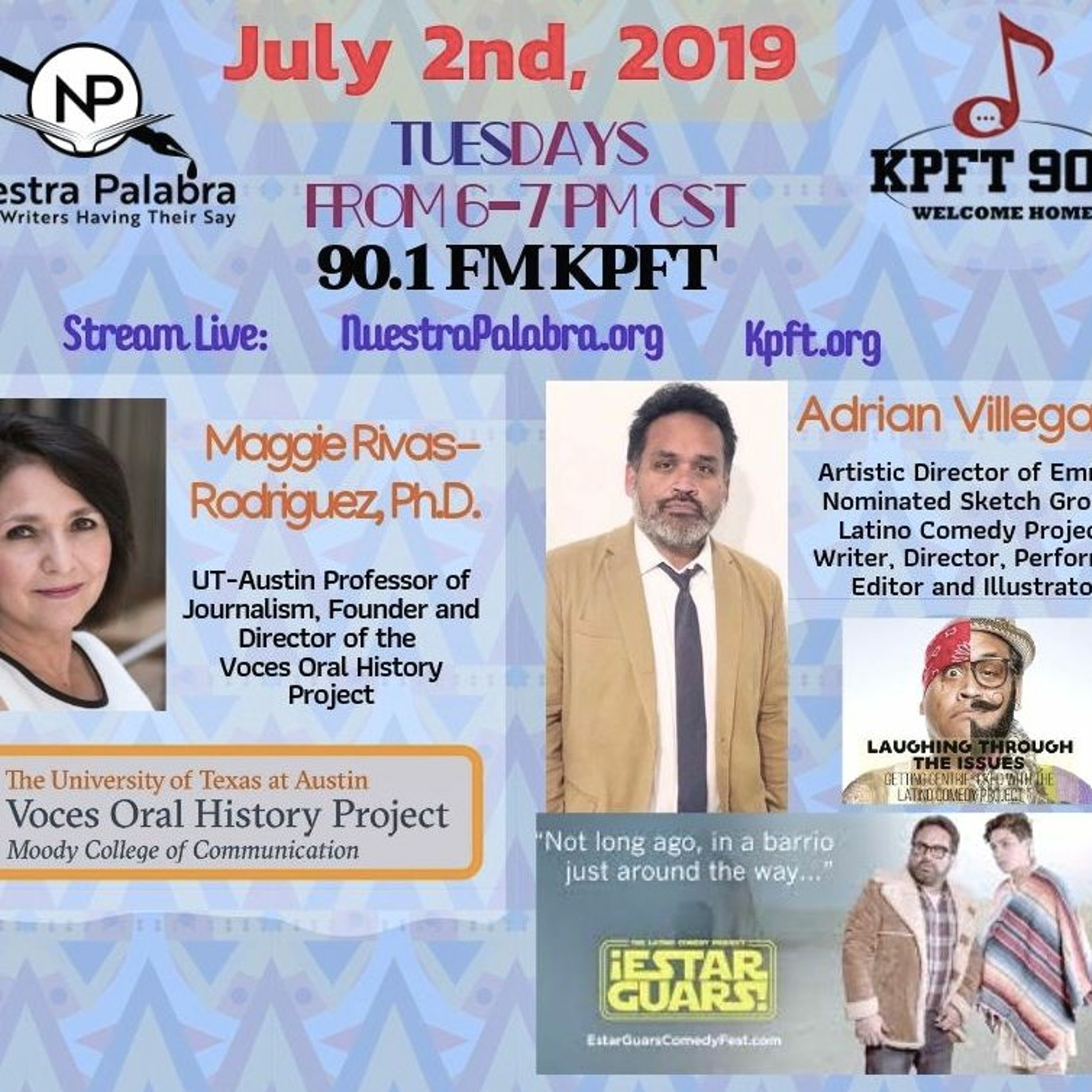 Nuestra Palabra: Latino Writers Have Their Say w/ Tony Diaz