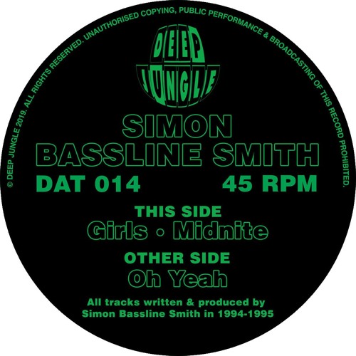 Simon Bassline Smith - Midnite [DAT014] clip