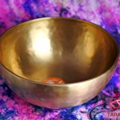 手打シンギングボウル23cm 美音 ソルフェジオ周波数285Hz検出 SB190505 - 23D 285Hz
