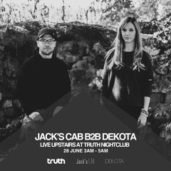 Jack's CAB B2B DEKOTA recorded live Upstairs Truth BNO ft. Rauschhaus