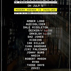 Ian Dillon at Modern Agenda Essex Barn Party July 6 2019